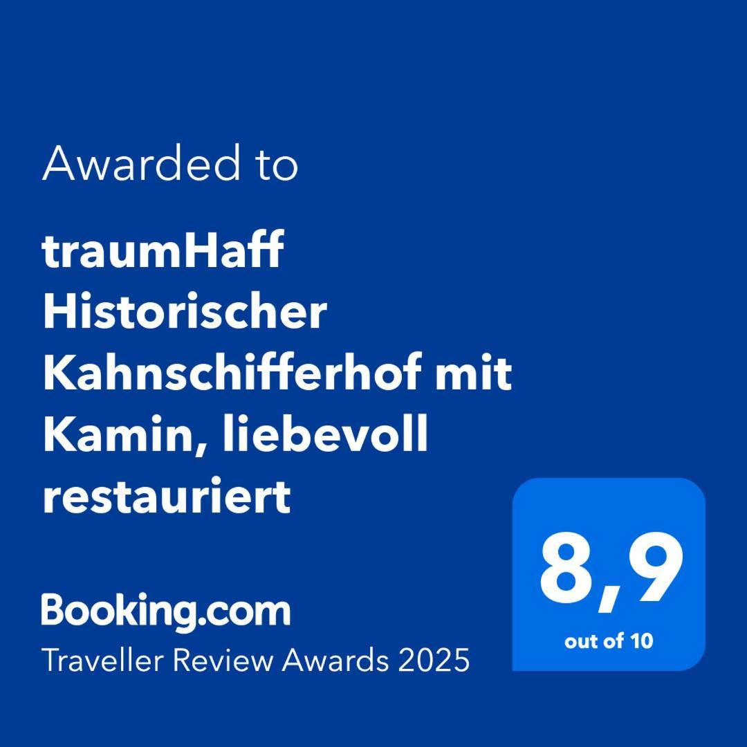 Traumhaff Historischer Kahnschifferhof Mit Kamin, Liebevoll Restauriert Vogelsang-Warsin المظهر الخارجي الصورة